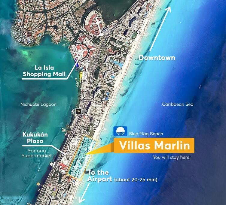 Villa Aurora Beautiful Beachfront Apartment Cancun Dış mekan fotoğraf